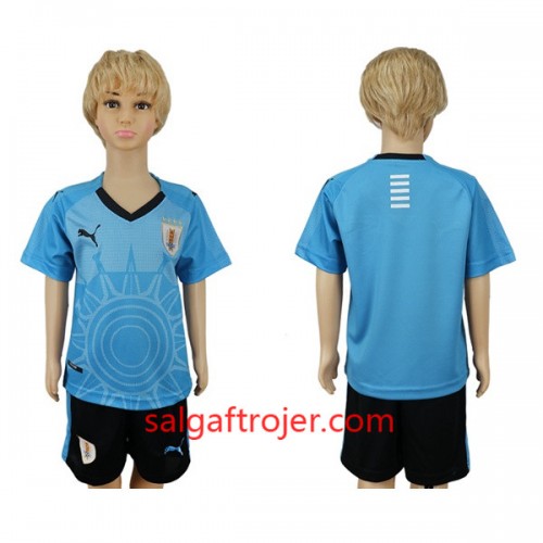 Uruguay Fodboldtrøjer Børn Hjemmebanesæt VM 2018 Uruguay Fodboldtrøjer Børn Hjemmebanesæt VM 2018